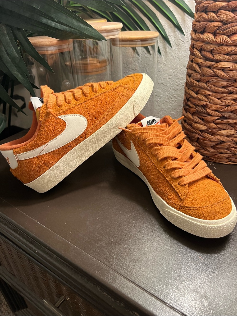 Nike Blazer Low 77 Suede Orange & Cream